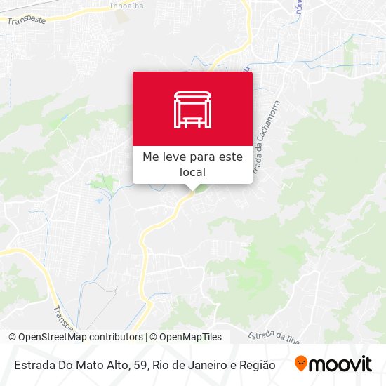 Estrada Do Mato Alto, 59 mapa