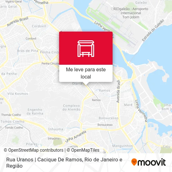 Rua Uranos | Cacique De Ramos mapa