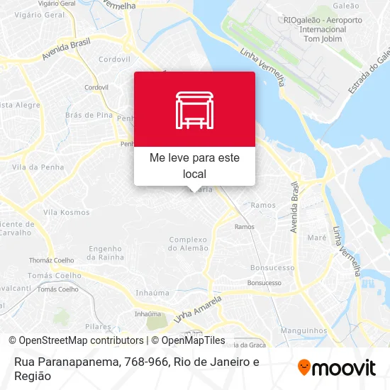 Rua Paranapanema, 768-966 mapa