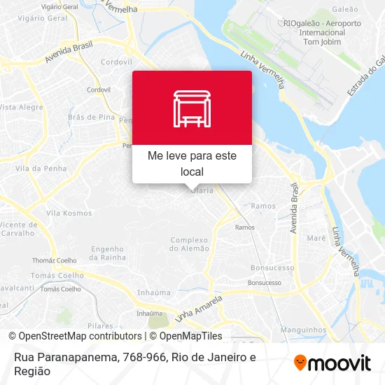 Rua Paranapanema, 768-966 mapa