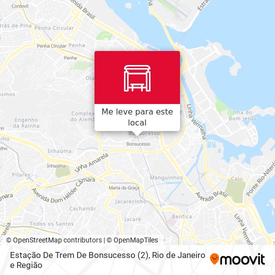 Estação De Trem De Bonsucesso (2) mapa