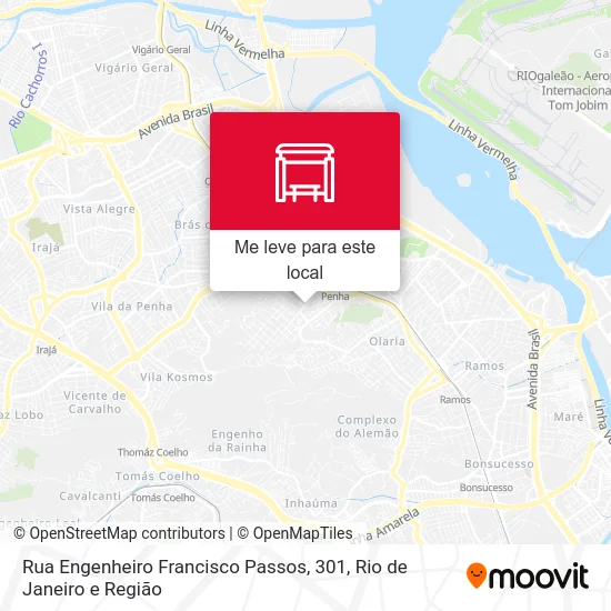 Rua Engenheiro Francisco Passos, 301 mapa