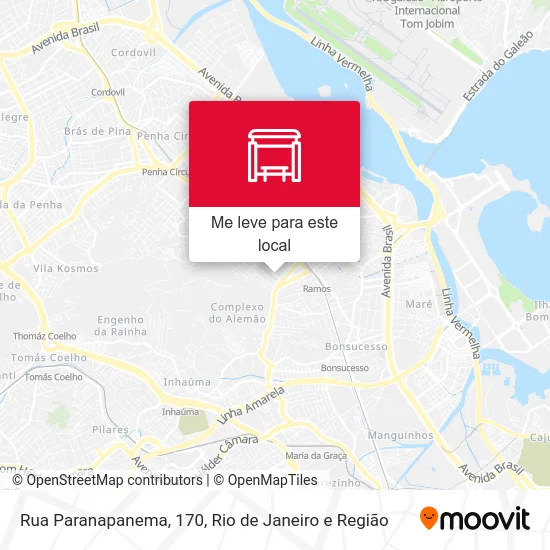 Rua Paranapanema, 170 mapa