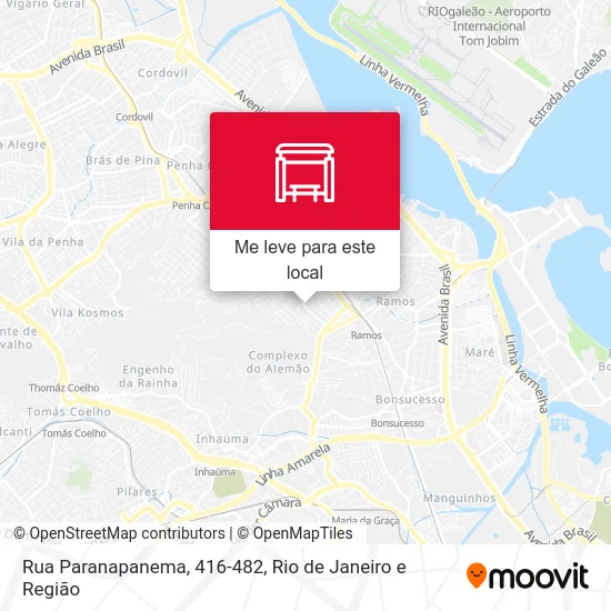 Rua Paranapanema, 416-482 mapa