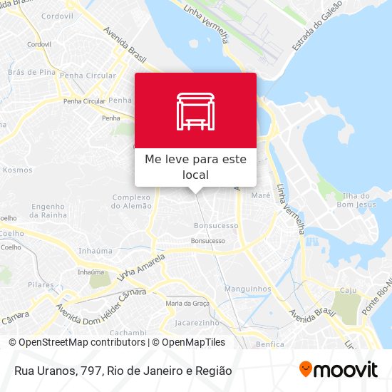 Rua Uranos, 797 mapa