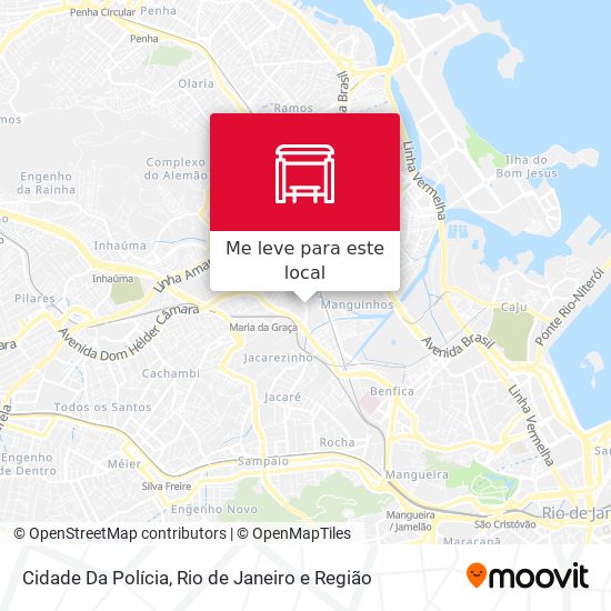 Cidade Da Polícia mapa