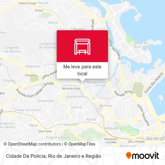 Cidade Da Polícia mapa