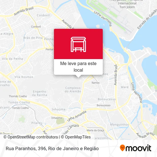 Rua Paranhos, 396 mapa