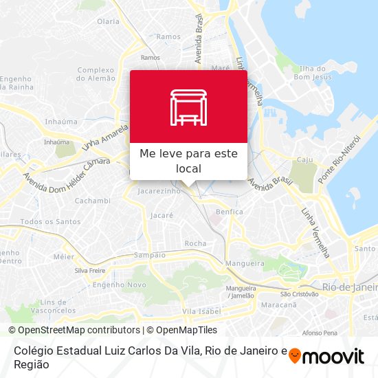 Colégio Estadual Luiz Carlos Da Vila mapa