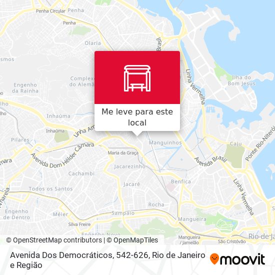 Avenida Dos Democráticos, 542-626 mapa