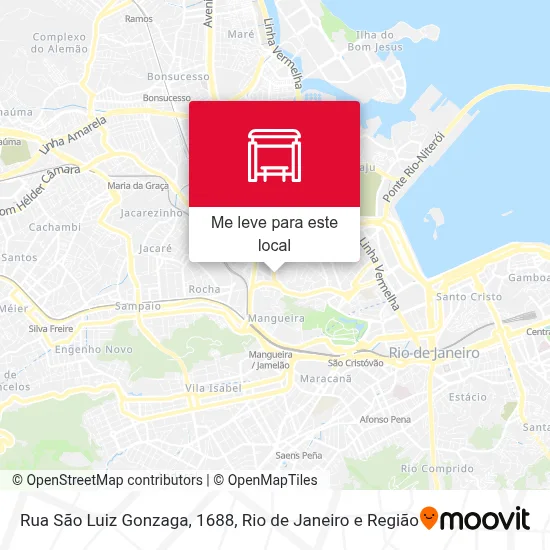 Rua São Luiz Gonzaga, 1688 mapa