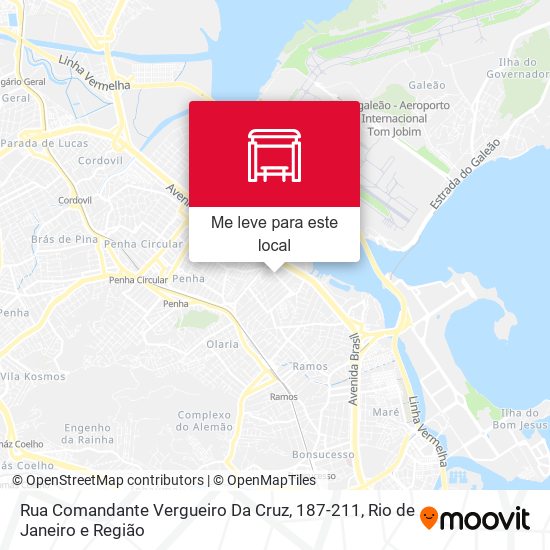 Rua Comandante Vergueiro Da Cruz, 187-211 mapa