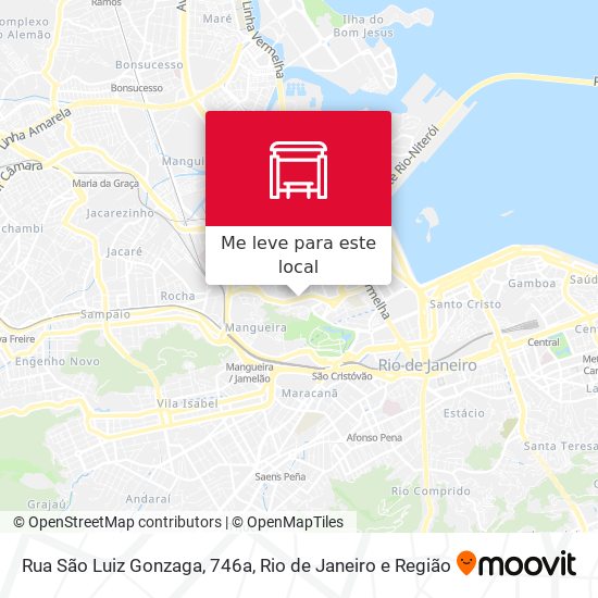 Rua São Luiz Gonzaga, 746a mapa