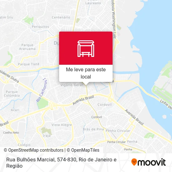 Rua Bulhões Marcial, 574-830 mapa