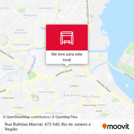 Rua Bulhões Marcial, 472-540 mapa