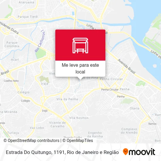 Estrada Do Quitungo, 1191 mapa