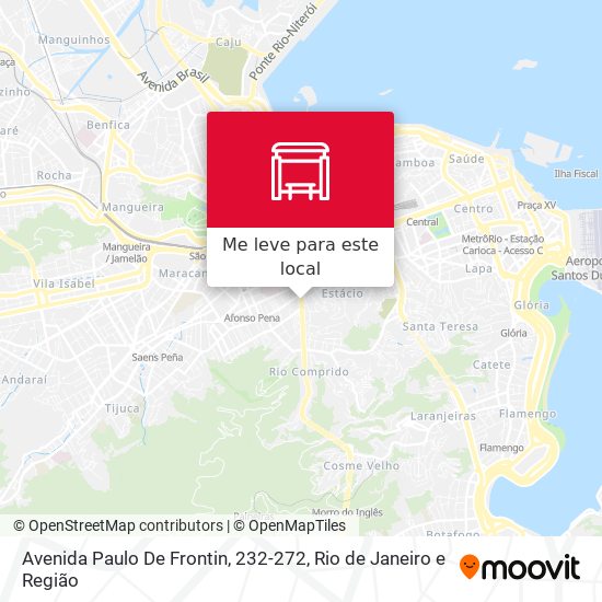 Avenida Paulo De Frontin, 232-272 mapa