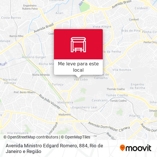 Avenida Ministro Edgard Romero, 884 mapa