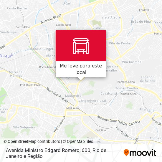 Avenida Ministro Edgard Romero, 600 mapa