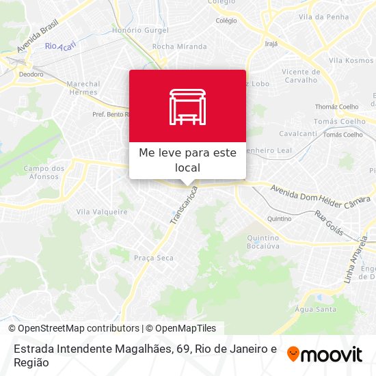 Estrada Intendente Magalhães, 69 mapa