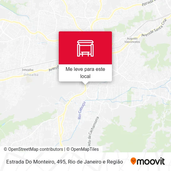 Estrada Do Monteiro, 495 mapa