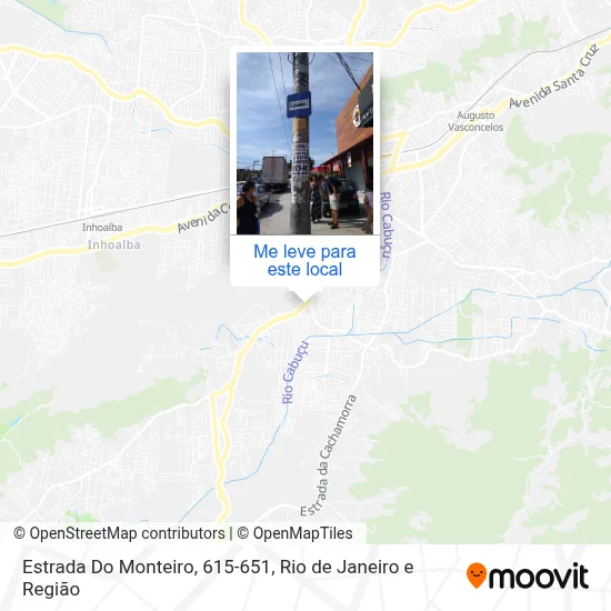 Estrada Do Monteiro, 615-651 mapa