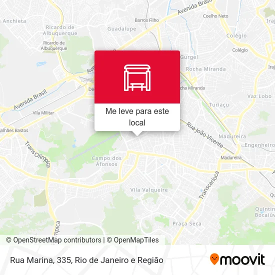 Rua Marina, 335 mapa