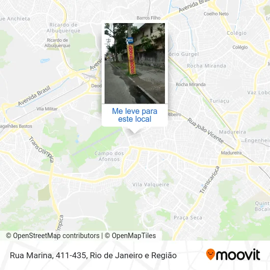 Rua Marina, 411-435 mapa