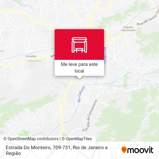 Estrada Do Monteiro, 709-731 mapa