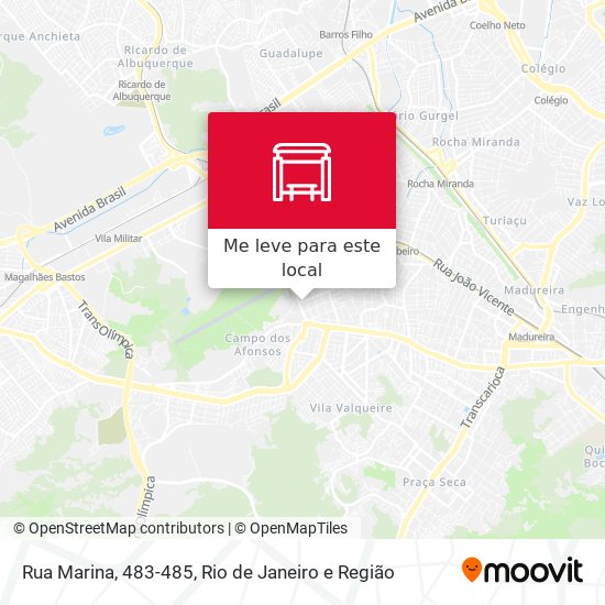 Rua Marina, 483-485 mapa