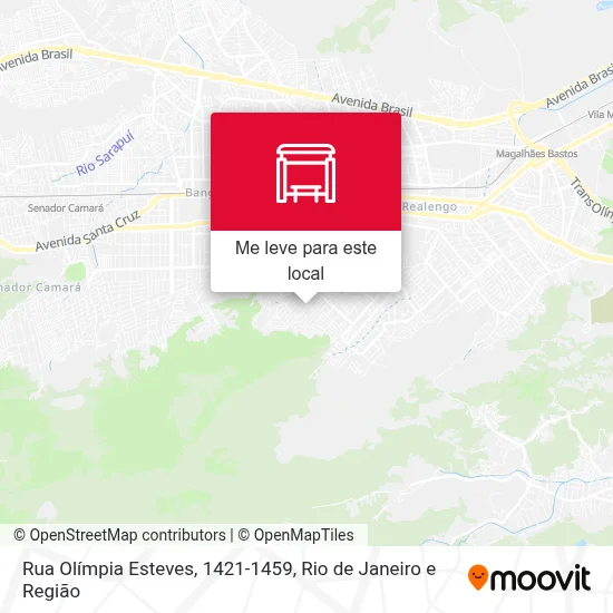 Rua Olímpia Esteves, 1421-1459 mapa