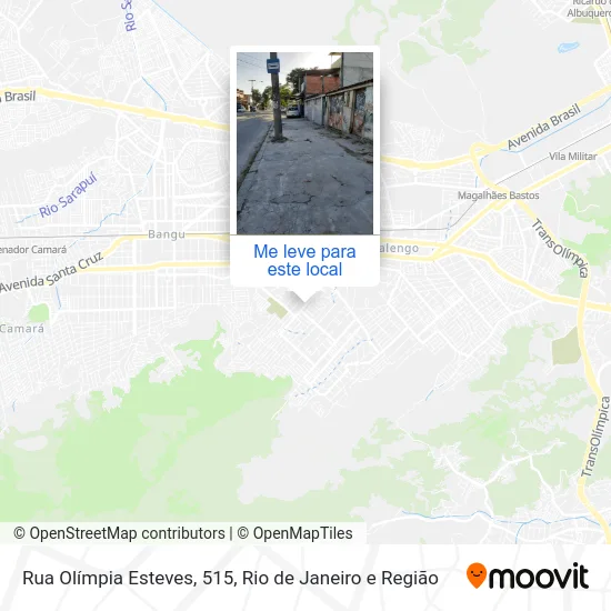 Rua Olímpia Esteves, 515 mapa