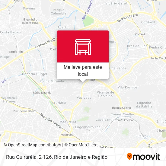 Rua Guiraréia, 2-126 mapa