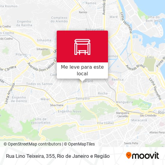 Rua Lino Teixeira, 355 mapa