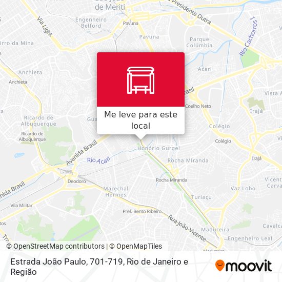 Estrada João Paulo, 701-719 mapa