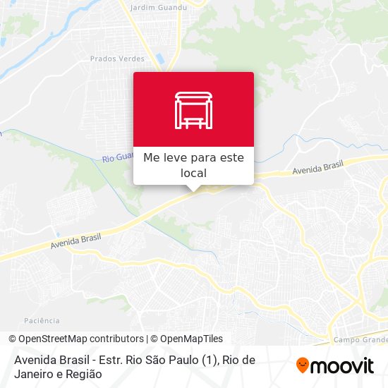 Avenida Brasil - Estr. Rio São Paulo (1) mapa