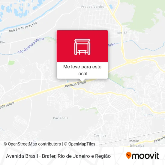 Avenida Brasil - Brafer mapa