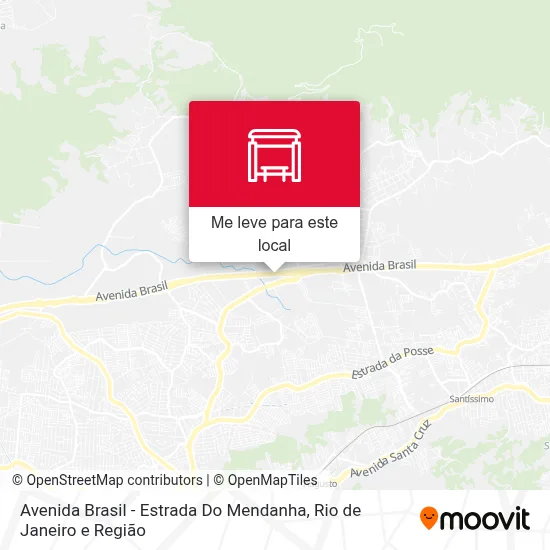 Avenida Brasil - Estrada Do Mendanha mapa