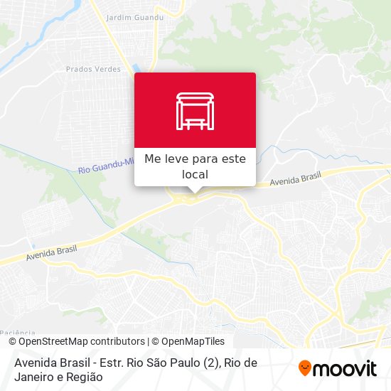 Avenida Brasil - Estr. Rio São Paulo (2) mapa