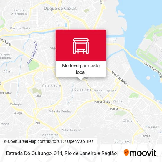 Estrada Do Quitungo, 344 mapa