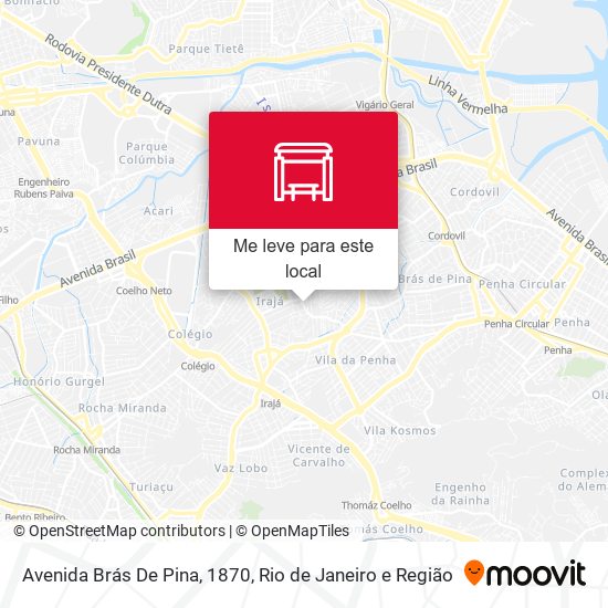Avenida Brás De Pina, 1870 mapa