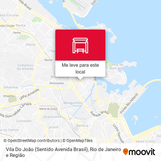 Vila Do João (Sentido Avenida Brasil) mapa