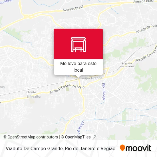 Viaduto De Campo Grande mapa
