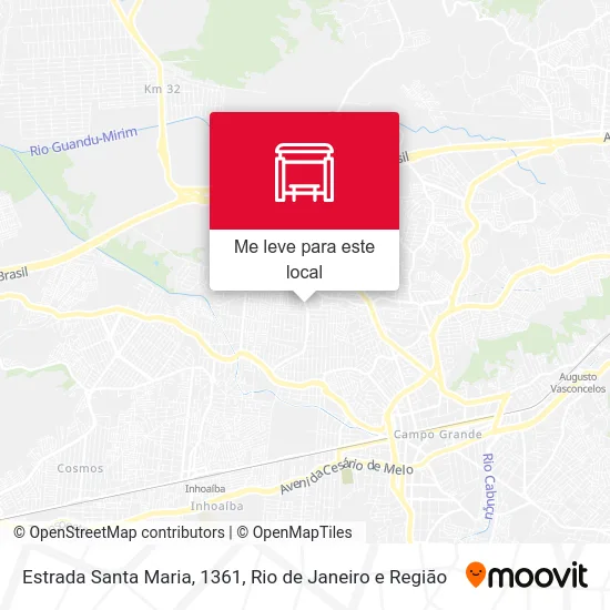 Estrada Santa Maria, 1361 mapa