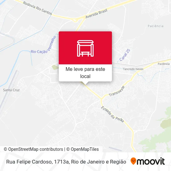 Rua Felipe Cardoso, 1713a mapa