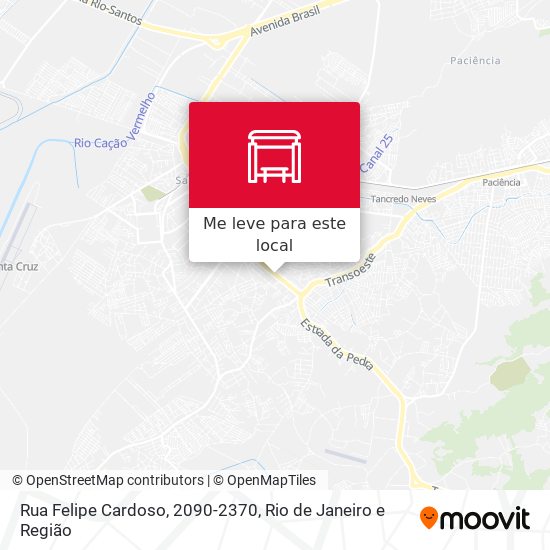 Rua Felipe Cardoso, 2090-2370 mapa