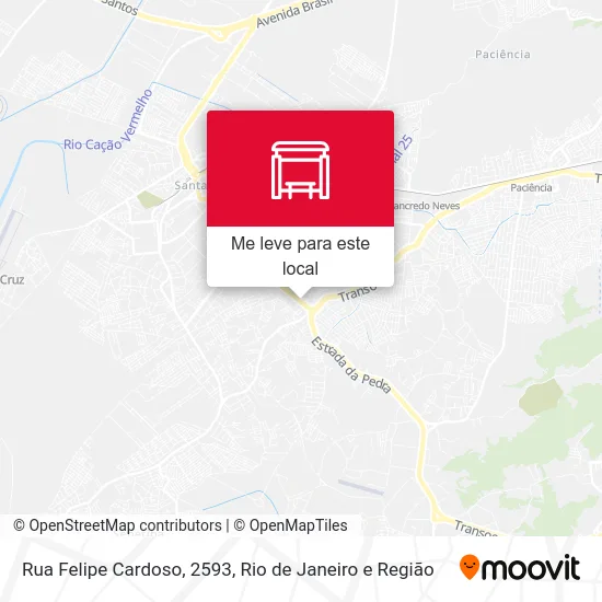 Rua Felipe Cardoso, 2593 mapa