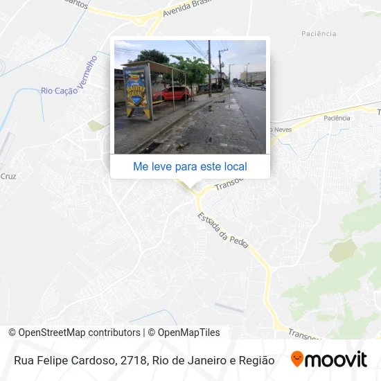 Rua Felipe Cardoso, 2718 mapa