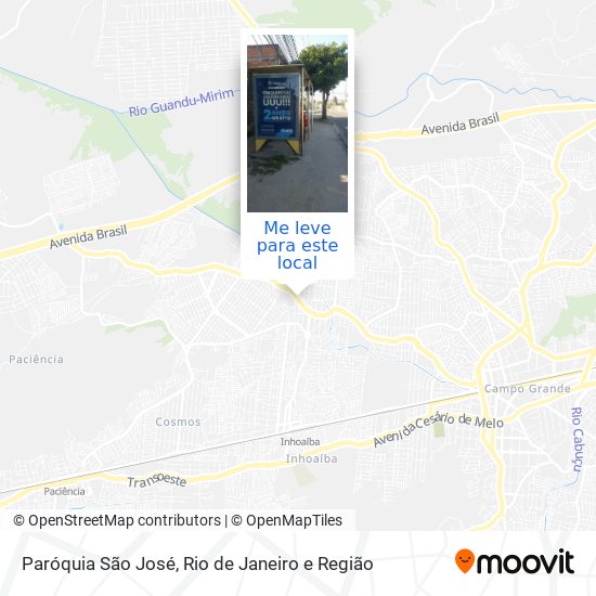 Paróquia São José mapa