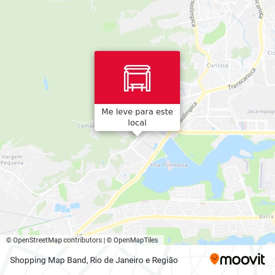 Shopping Map Band mapa